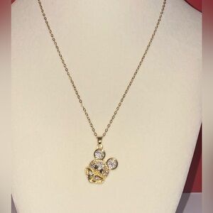 Gold and Silver Pendant Necklace